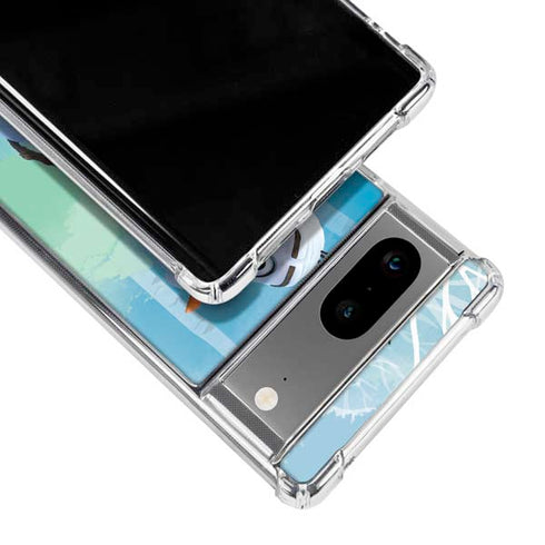Disney Frozen II Olaf Google Pixel 7a Clear Case